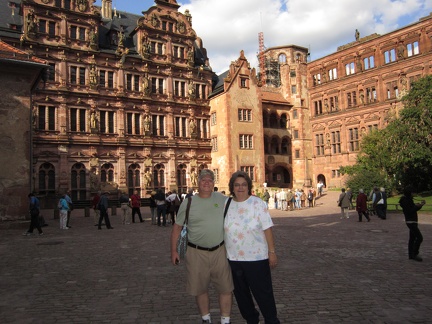 Mom and Dad in Heidelberg Castle